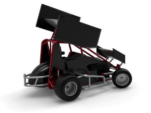 New Zealand Minisprint while turning Scale 1 to 25 3D Print Model