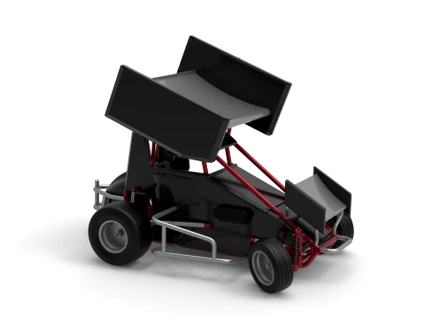 New Zealand Minisprint while turning Scale 1 to 25 3D Print Model