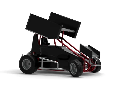 New Zealand Minisprint while turning Scale 1 to 25 3D Print Model