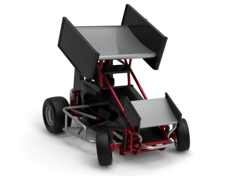 New Zealand Minisprint while turning Scale 1 to 25 3D Print Model