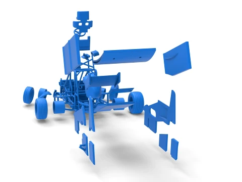 New Zealand Minisprint while turning Scale 1 to 25 3D Print Model