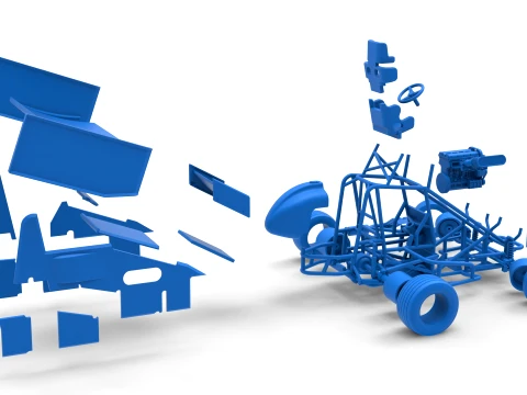 New Zealand Minisprint while turning Scale 1 to 25 3D Print Model