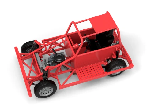 New Zealand Ministock car Base Version 3 Scale 1 to 25 3D Print Model