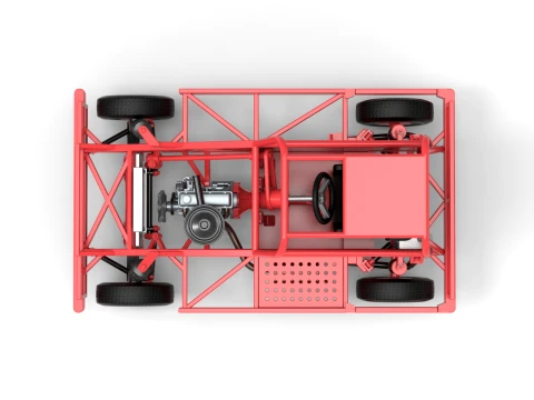 New Zealand Ministock car Base Version 3 Scale 1 to 25 3D Print Model
