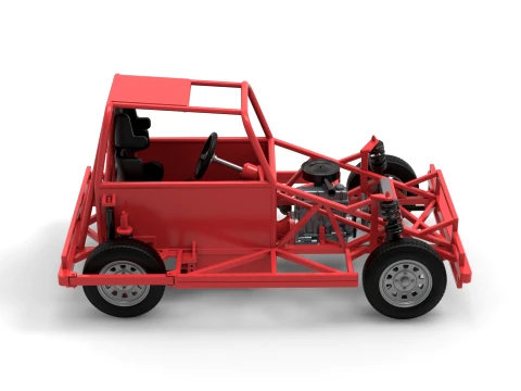 New Zealand Ministock car Base Version 3 Scale 1 to 25 3D Print Model