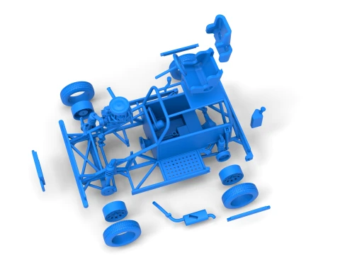 New Zealand Ministock car Base Version 3 Scale 1 to 25 3D Print Model