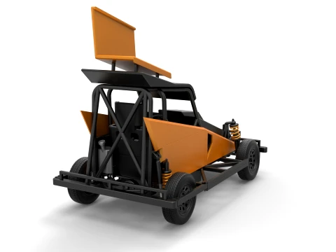 New Zealand Ministock car Version 2 Scale 1 to 25 3D Print Model