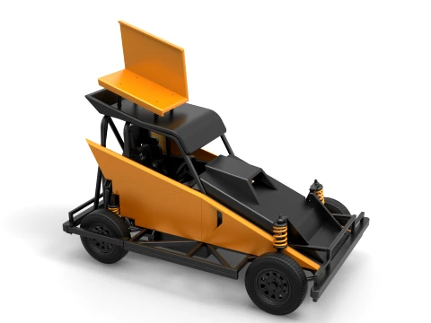 New Zealand Ministock car Version 2 Scale 1 to 25 3D Print Model