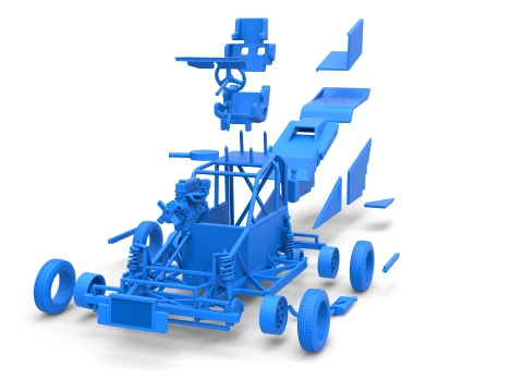 New Zealand Ministock car Version 2 Scale 1 to 25 3D Print Model