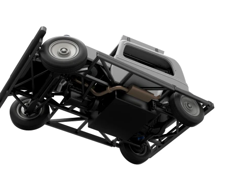 New Zealand Ministock car while turning Version 1 Scale 1 to 25 3D Print Model