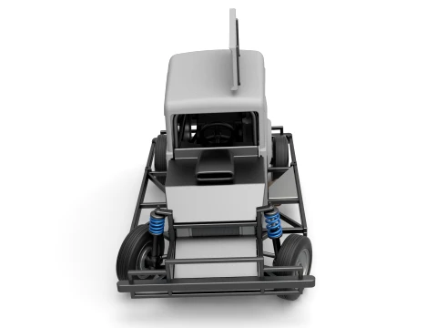 New Zealand Ministock car while turning Version 1 Scale 1 to 25 3D Print Model