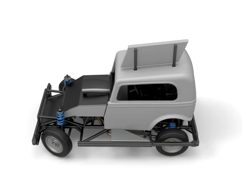 New Zealand Ministock car while turning Version 1 Scale 1 to 25 3D Print Model