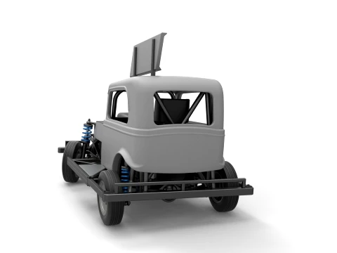 New Zealand Ministock car while turning Version 1 Scale 1 to 25 3D Print Model