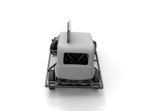 New Zealand Ministock car while turning Version 1 Scale 1 to 25 3D Print Model