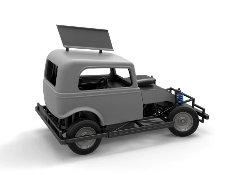 New Zealand Ministock car while turning Version 1 Scale 1 to 25 3D Print Model