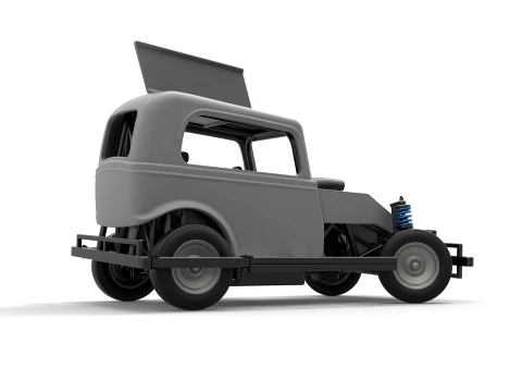 New Zealand Ministock car while turning Version 1 Scale 1 to 25 3D Print Model