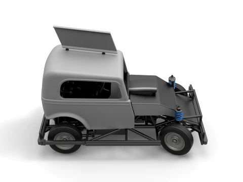 New Zealand Ministock car while turning Version 1 Scale 1 to 25 3D Print Model