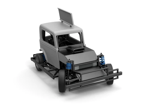 New Zealand Ministock car while turning Version 1 Scale 1 to 25 3D Print Model