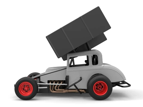 New Zealand Modified stock car Version 1 Scale 1 to 25 3D Print Model