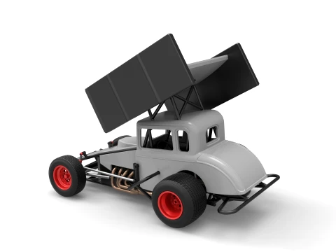 New Zealand Modified stock car Version 1 Scale 1 to 25 3D Print Model