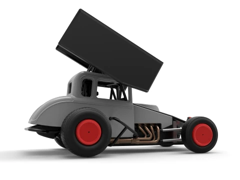 New Zealand Modified stock car Version 1 Scale 1 to 25 3D Print Model