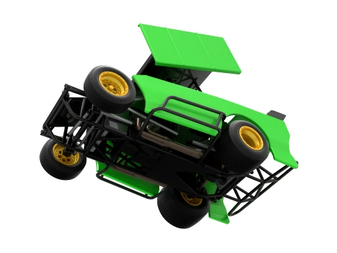 New Zealand Modified Stock car Version 2 Scale 1 to 25 3D Print Model
