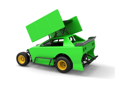 New Zealand Modified Stock car Version 2 Scale 1 to 25 3D Print Model