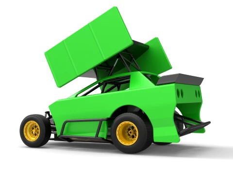 New Zealand Modified Stock car Version 2 Scale 1 to 25 3D Print Model