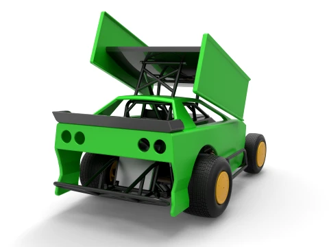 New Zealand Modified Stock car Version 2 Scale 1 to 25 3D Print Model