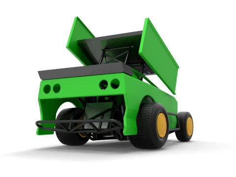 New Zealand Modified Stock car Version 2 Scale 1 to 25 3D Print Model