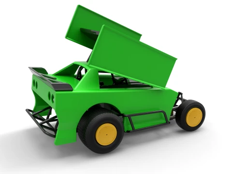 New Zealand Modified Stock car Version 2 Scale 1 to 25 3D Print Model