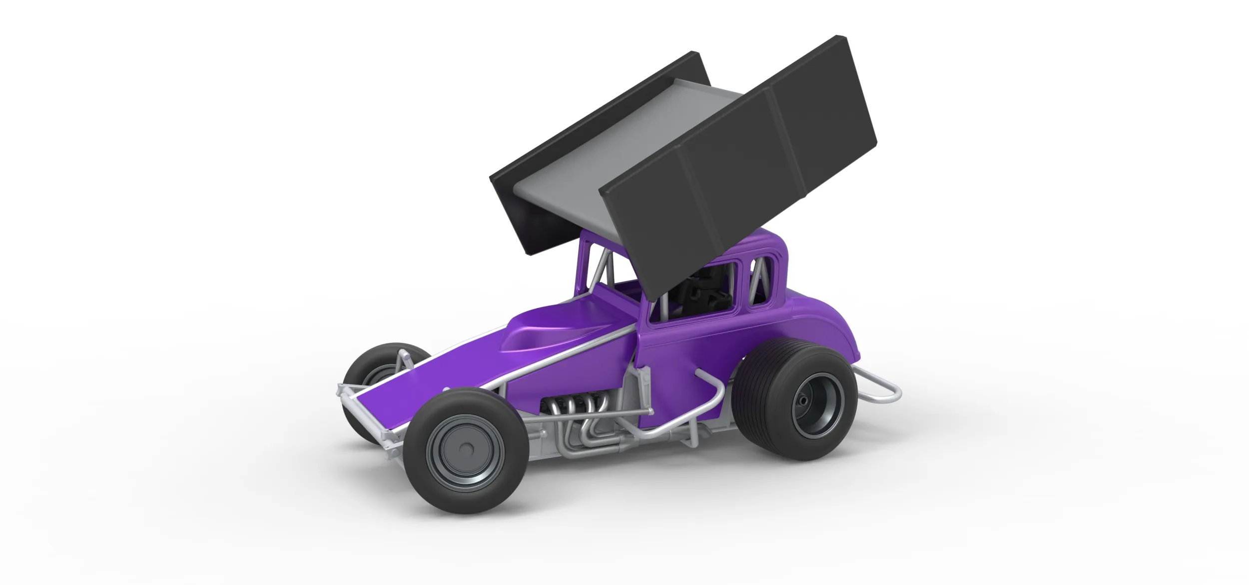 New Zealand Modified stock car while turning Version 1 Scale 1 to 25 3D Print Model .c4d .max .obj .3ds .fbx .stl .blend 