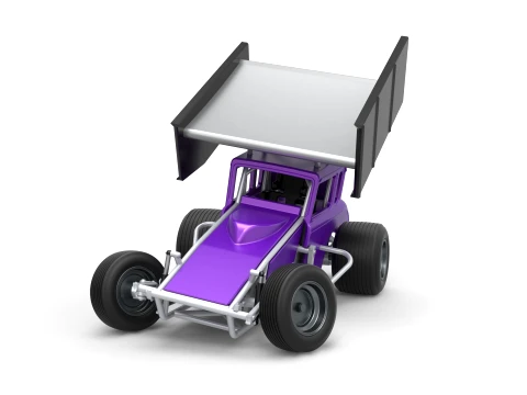 New Zealand Modified stock car while turning Version 1 Scale 1 to 25 3D Print Model
