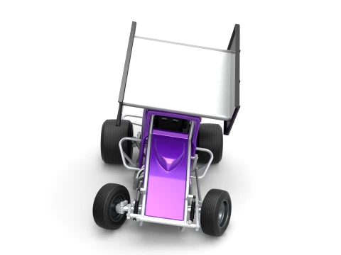 New Zealand Modified stock car while turning Version 1 Scale 1 to 25 3D Print Model