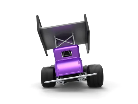 New Zealand Modified stock car while turning Version 1 Scale 1 to 25 3D Print Model