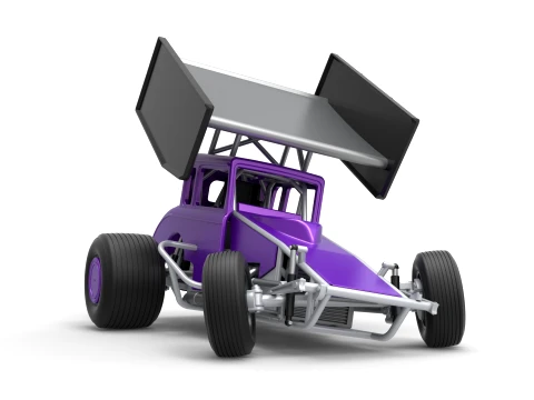 New Zealand Modified stock car while turning Version 1 Scale 1 to 25 3D Print Model
