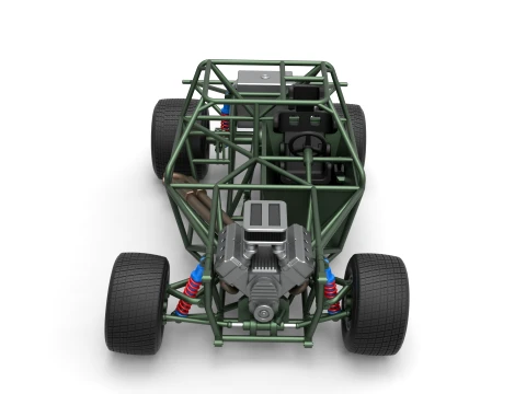 New Zealand Super Saloon race car Base Scale 1 to 25 3D Print Model