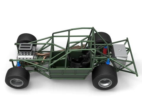 New Zealand Super Saloon race car Base Scale 1 to 25 3D Print Model