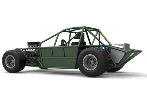 New Zealand Super Saloon race car Base Scale 1 to 25 3D Print Model