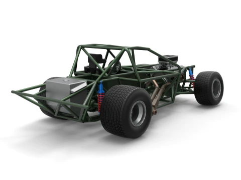 New Zealand Super Saloon race car Base Scale 1 to 25 3D Print Model