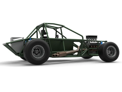 New Zealand Super Saloon race car Base Scale 1 to 25 3D Print Model