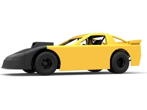 New Zealand Super Saloon race car Version 1 Scale 1 to 25 3D Print Model