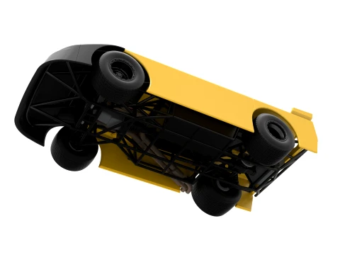 New Zealand Super Saloon race car Version 1 Scale 1 to 25 3D Print Model