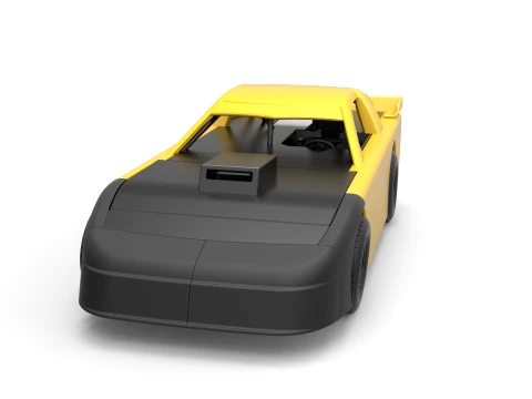 New Zealand Super Saloon race car Version 1 Scale 1 to 25 3D Print Model