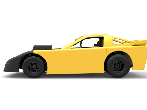 New Zealand Super Saloon race car Version 1 Scale 1 to 25 3D Print Model