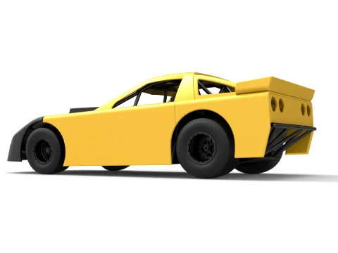 New Zealand Super Saloon race car Version 1 Scale 1 to 25 3D Print Model