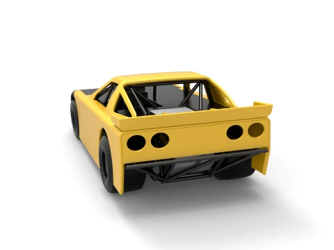 New Zealand Super Saloon race car Version 1 Scale 1 to 25 3D Print Model