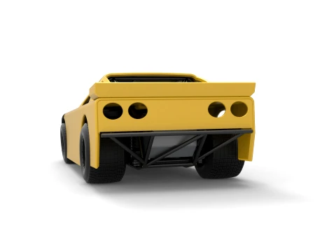 New Zealand Super Saloon race car Version 1 Scale 1 to 25 3D Print Model