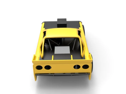 New Zealand Super Saloon race car Version 1 Scale 1 to 25 3D Print Model