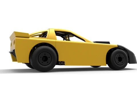 New Zealand Super Saloon race car Version 1 Scale 1 to 25 3D Print Model